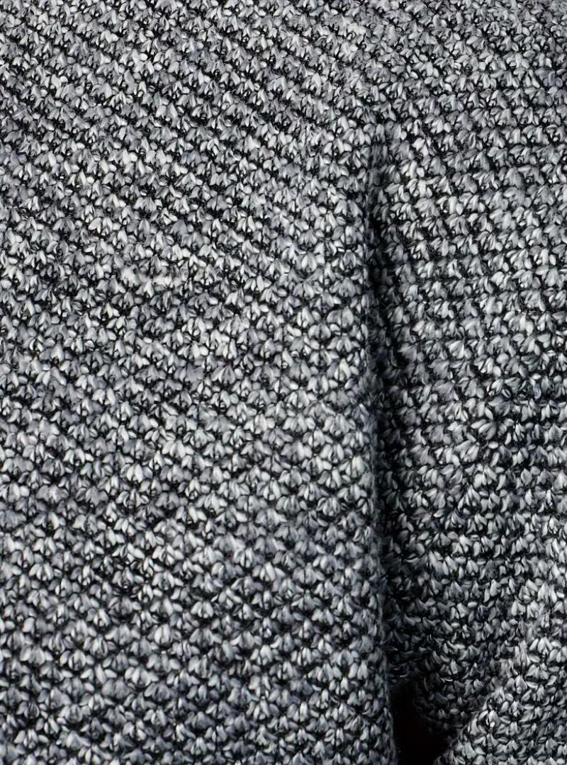 Men's Textured V-Neck Cardigan