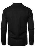 Men's Textured V-Neck Cardigan