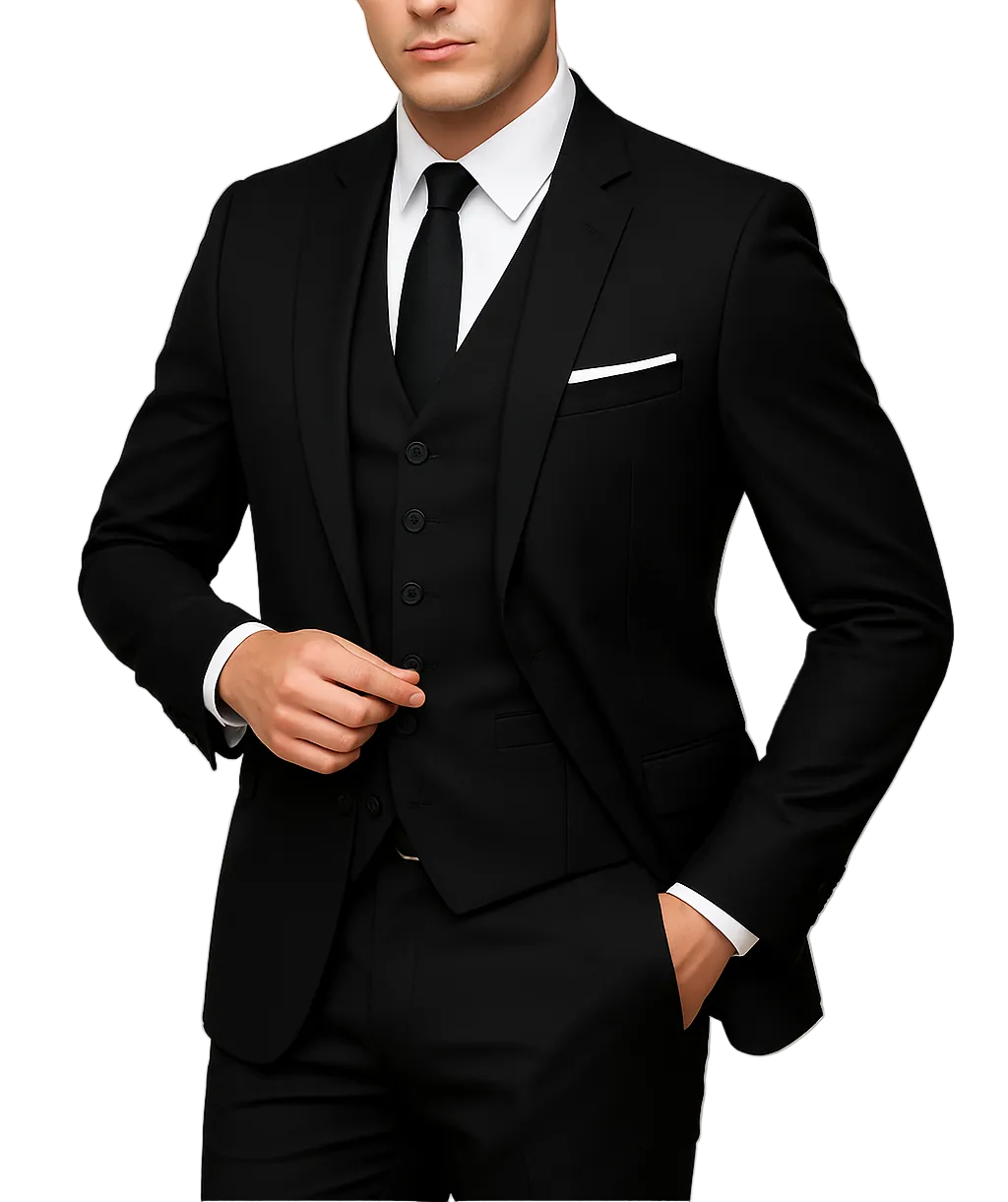 Men's Three Piece Suit Set
