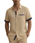Men's Trim Detail Button Shirt