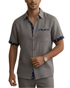 Men's Trim Detail Button Shirt