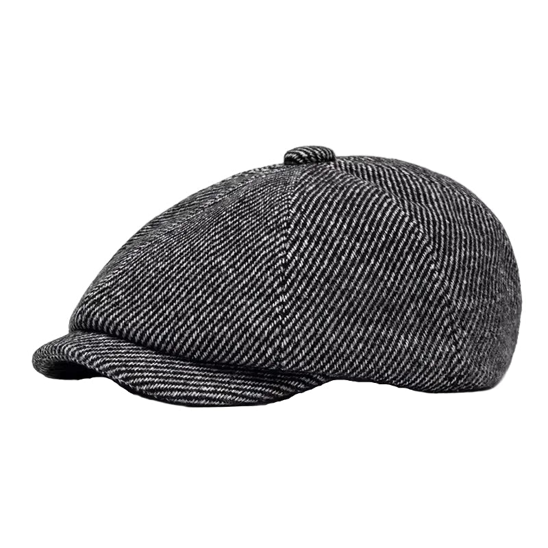 Men's Tweed Newsboy Cap