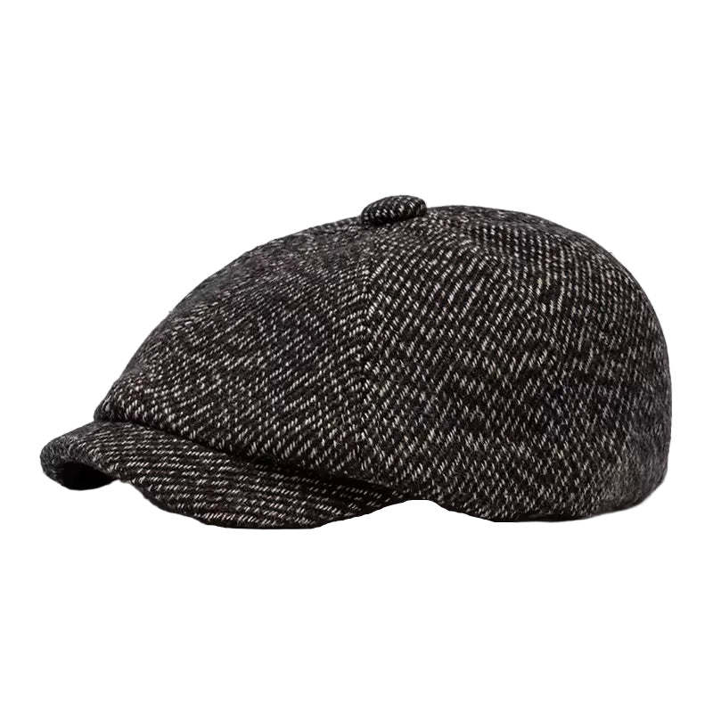Men's Tweed Newsboy Cap