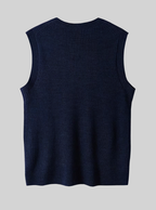 Men's V-Neck Knitted Vest