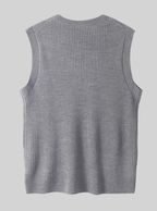 Men's V-Neck Knitted Vest