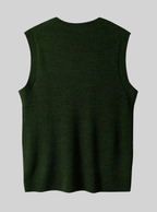 Men's V-Neck Knitted Vest