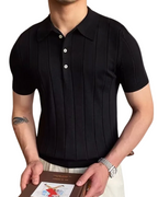 Men's Vertical Detail Polo Shirt