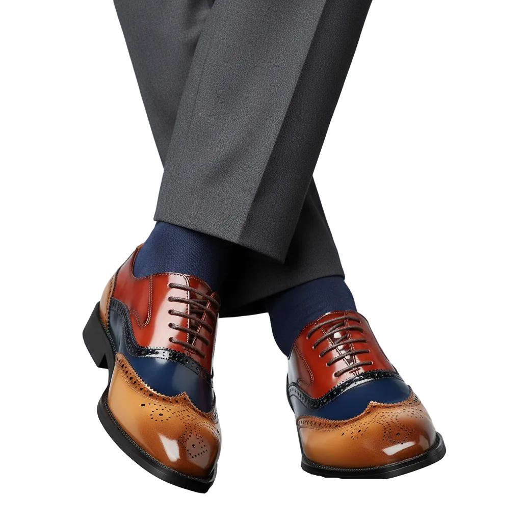 Men's Wingtip Lace-Up Loafers