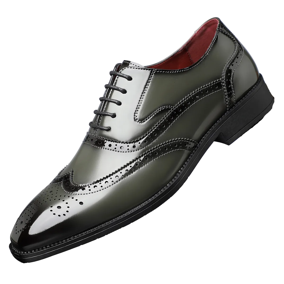 Men's Wingtip Lace-Up Loafers