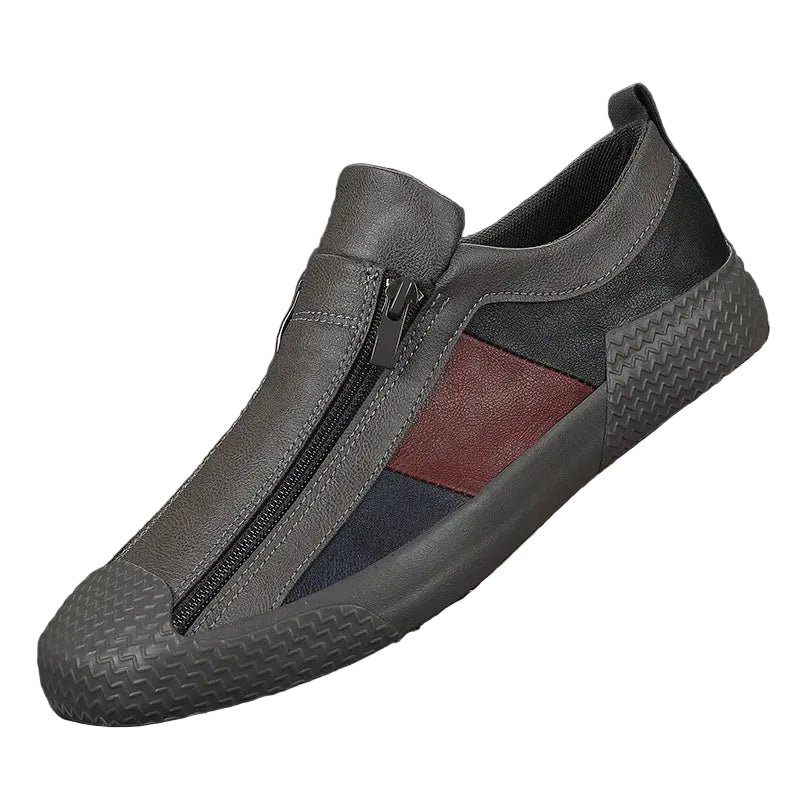 Men's Zip-Front Slip-On Sneakers