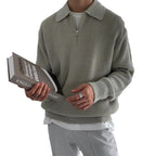 Men's Zip Neck Sweater