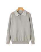 Men's Zip Neck Sweater