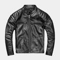 Men's Zip-Up Biker Jacket