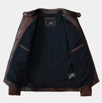 Men's Zip-Up Biker Jacket