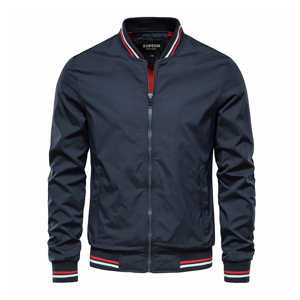 Men's Zip-Up Bomber Jacket
