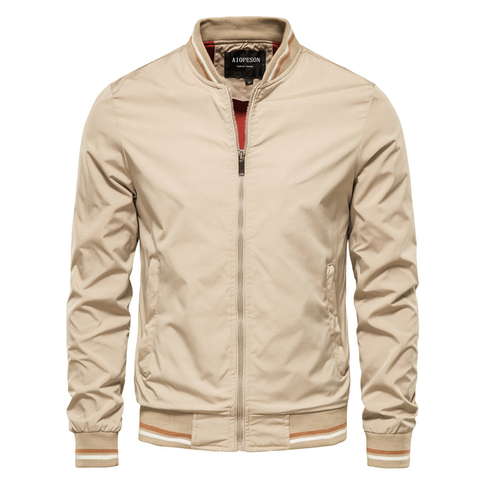 Men's Zip-Up Bomber Jacket