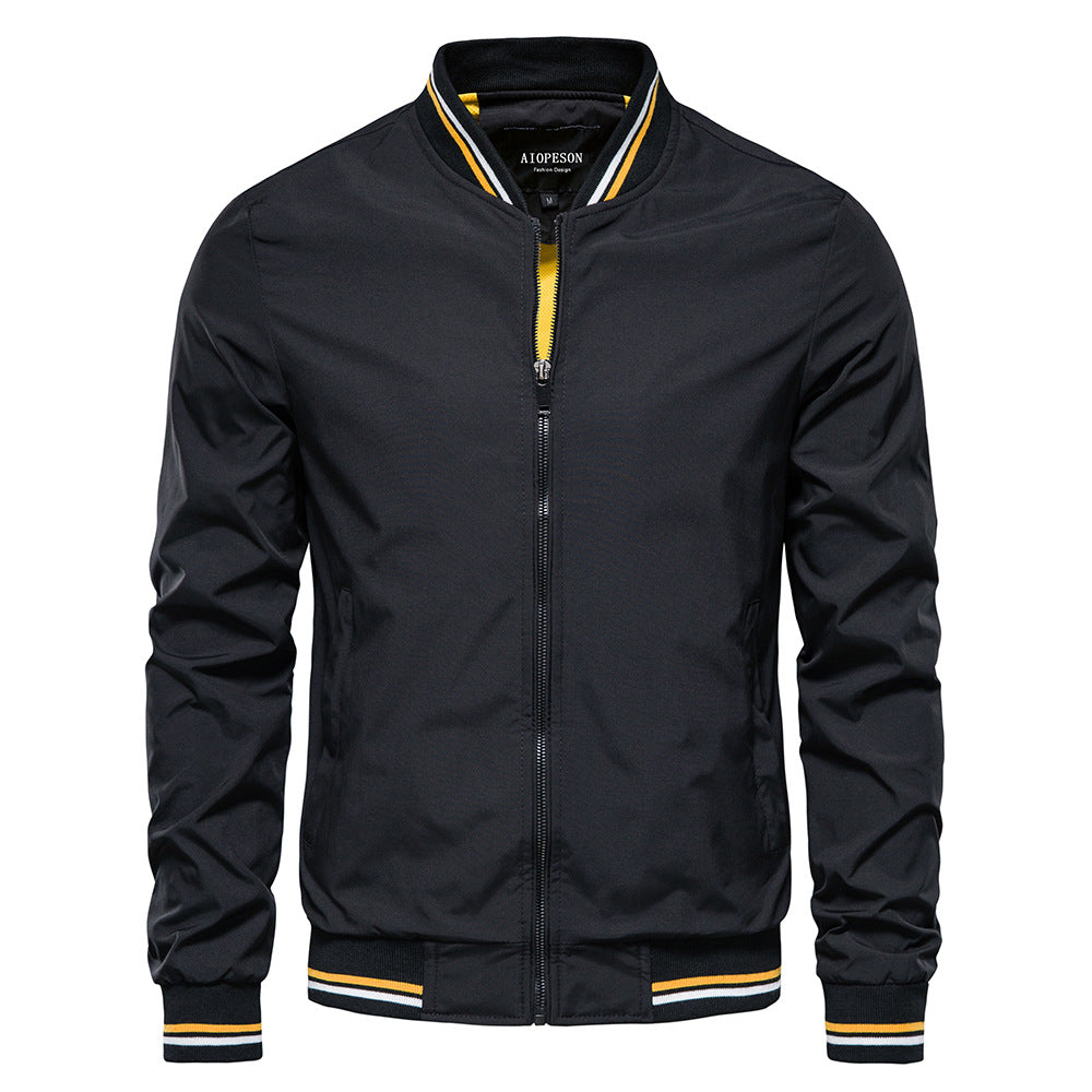 Men's Zip-Up Bomber Jacket