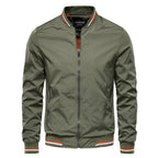 Men's Zip-Up Bomber Jacket