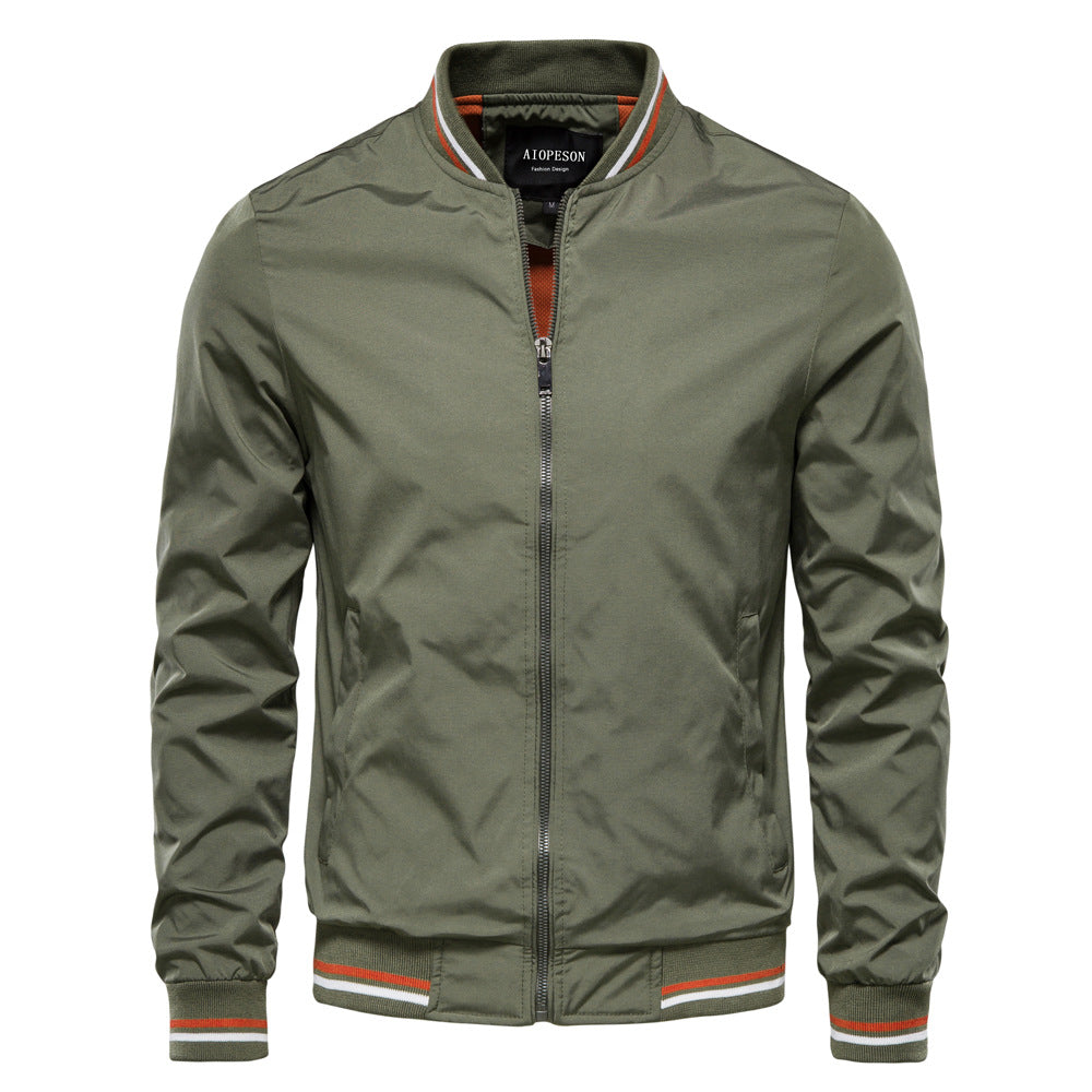 Men's Zip-Up Bomber Jacket
