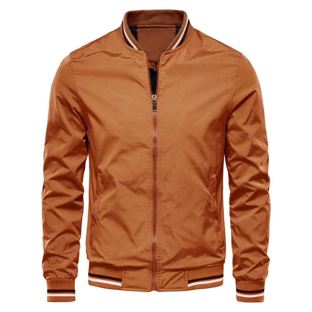 Men's Zip-Up Bomber Jacket