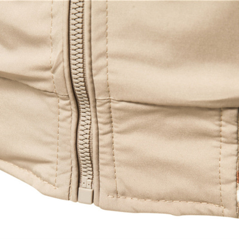 Men's Zip-Up Bomber Jacket