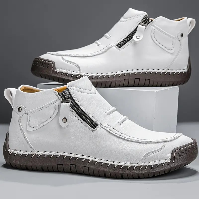 Men's Zip-Up Casual Boots