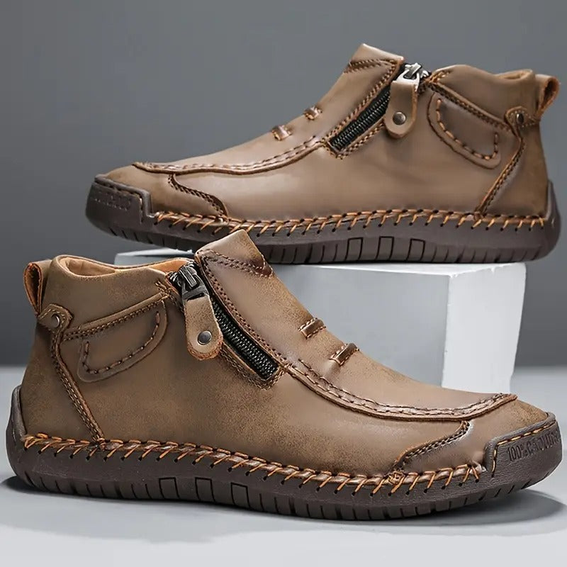 Men's Zip-Up Casual Boots