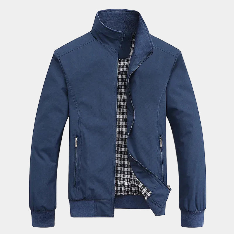 Men's Zip-Up Casual Jacket