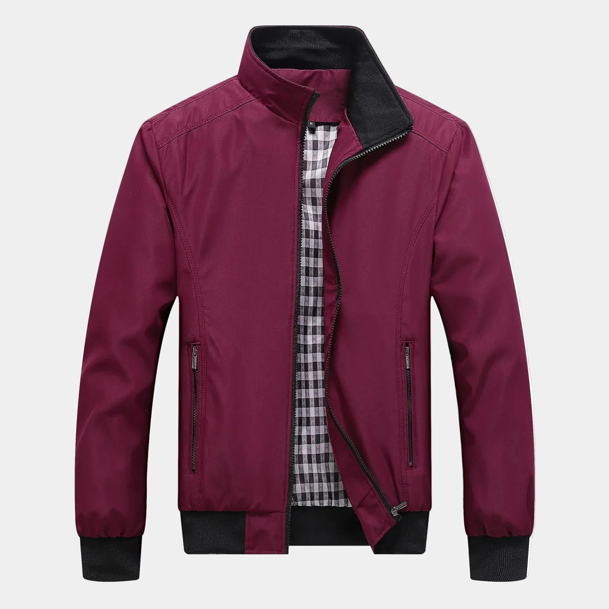 Men's Zip-Up Casual Jacket