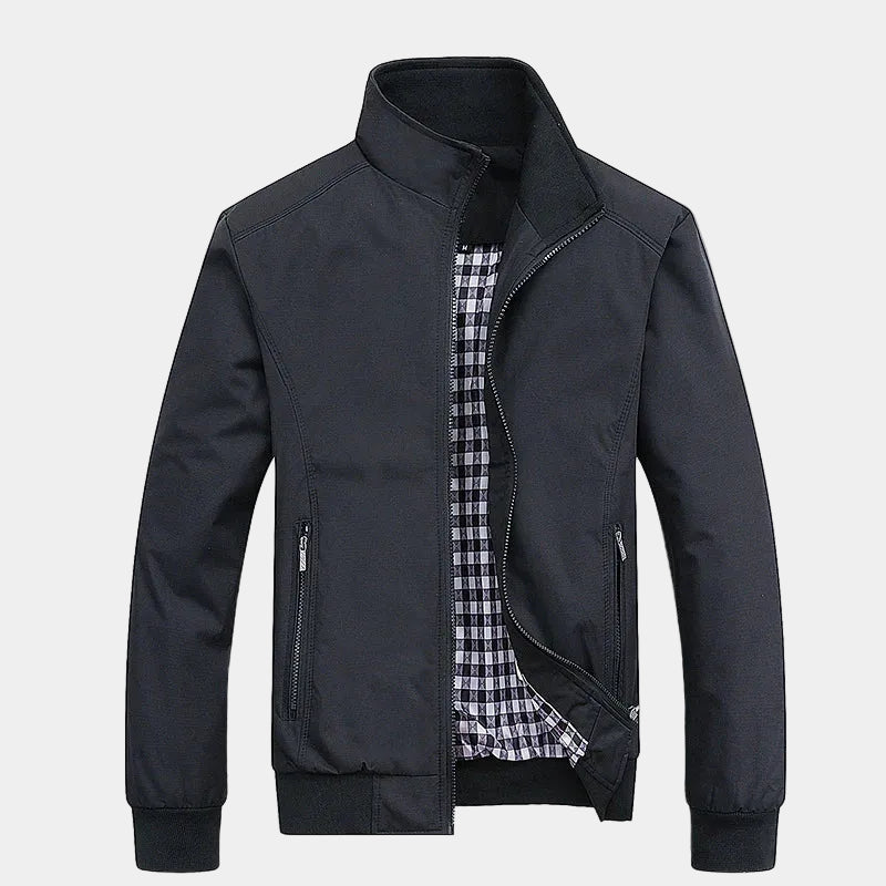 Men's Zip-Up Casual Jacket