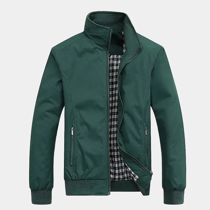 Men's Zip-Up Casual Jacket