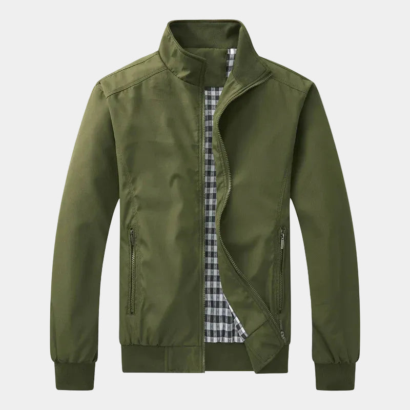 Men's Zip-Up Casual Jacket