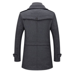 Men's Zip-Up Collar Coat