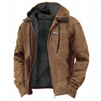 Men's Zip-Up Hooded Jacket