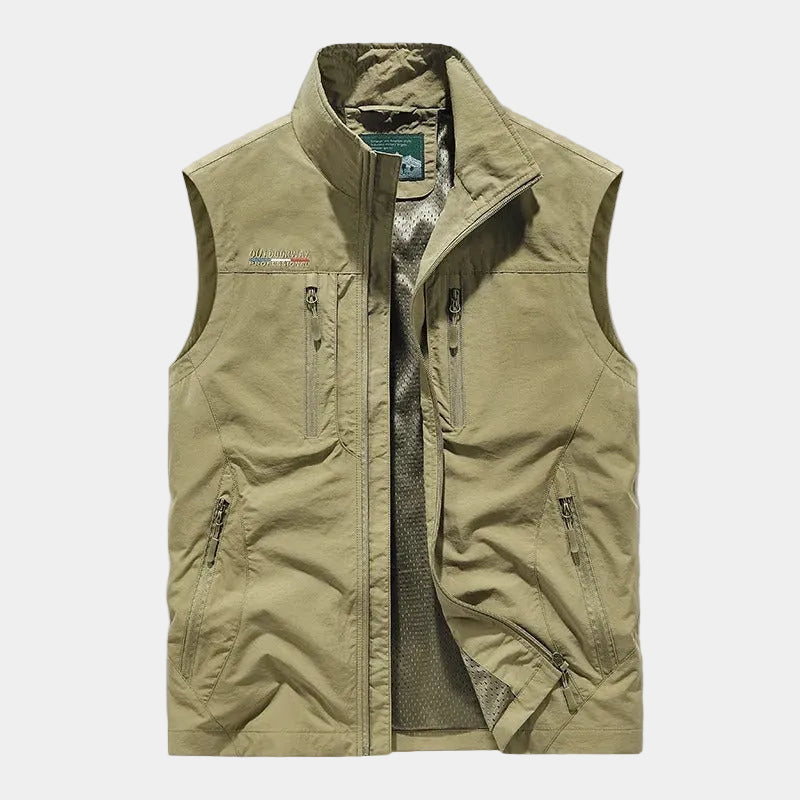 Men's Zip-Up Utility Gilet
