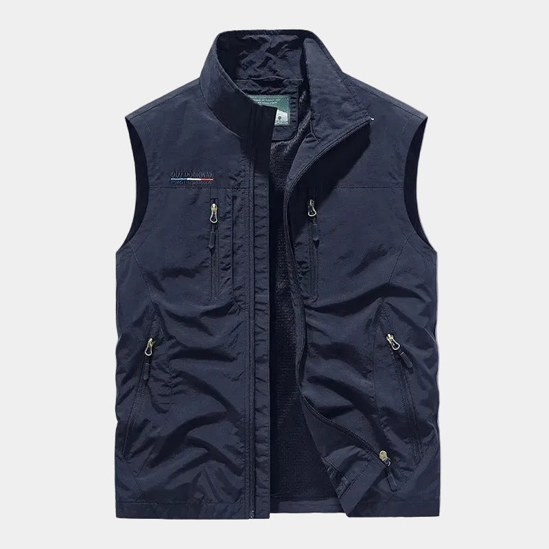 Men's Zip-Up Utility Gilet
