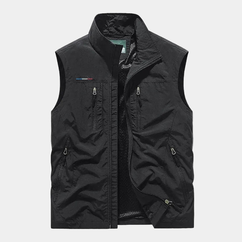 Men's Zip-Up Utility Gilet