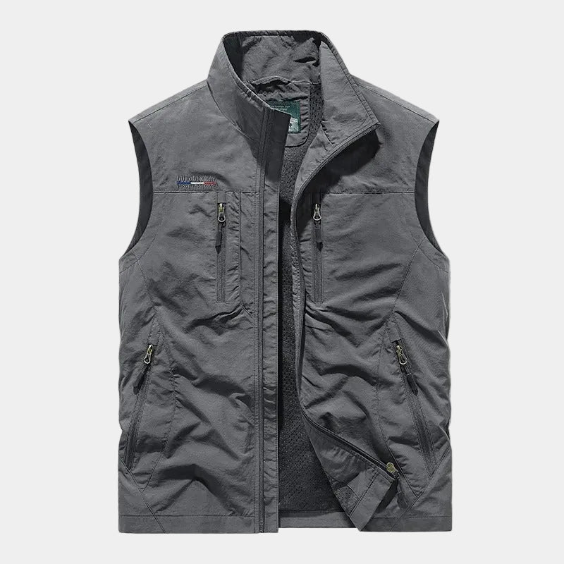 Men's Zip-Up Utility Gilet