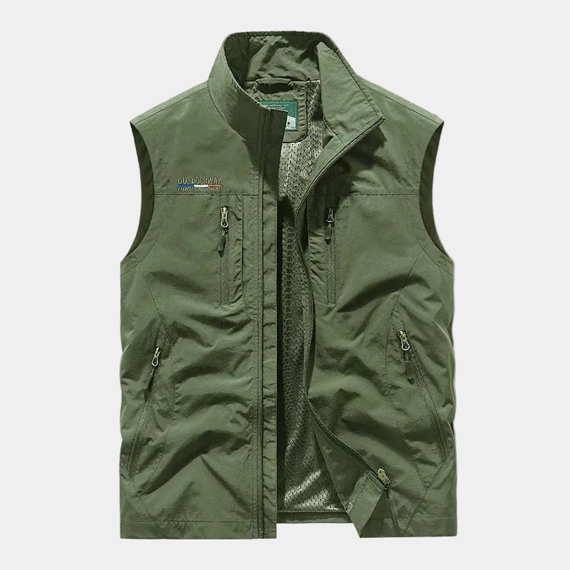 Men's Zip-Up Utility Gilet