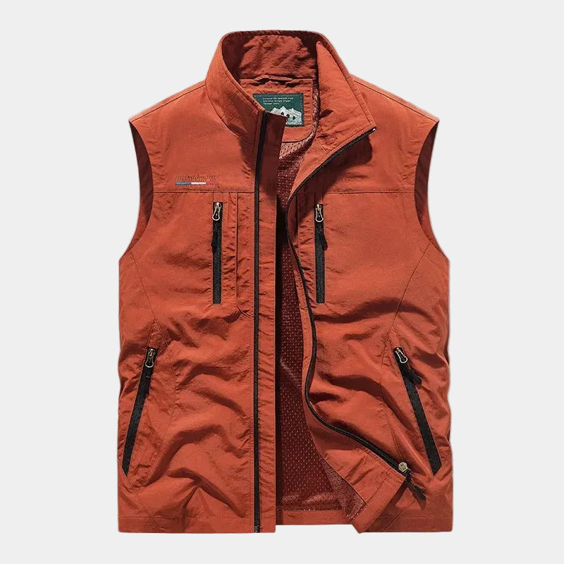 Men's Zip-Up Utility Gilet